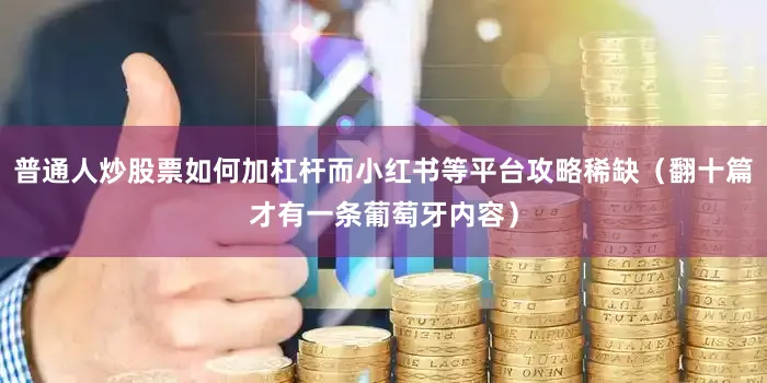 普通人炒股票如何加杠杆而小红书等平台攻略稀缺（翻十篇才有一条葡萄牙内容）
